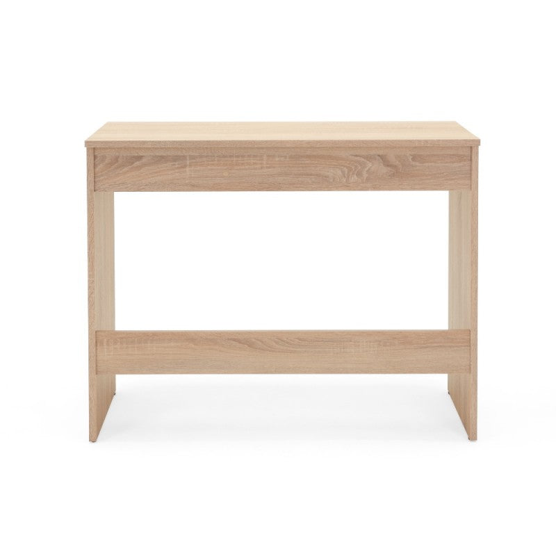 Tavolo Scrivania 90 cm Rovere con Cassetto Porta Pc Cameretta Scrittorio Ufficio