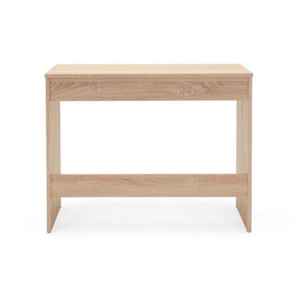 Tavolo Scrivania 90 cm Rovere con Cassetto Porta Pc Cameretta Scrittorio Ufficio
