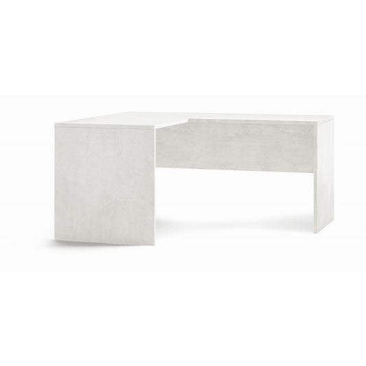 Scrivania Legno Angolare Sinistra Bianco Moderna Angolo Ufficio Studio