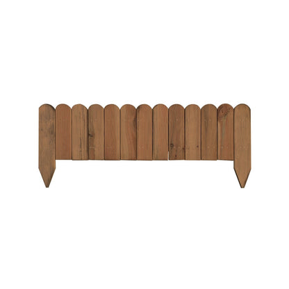 Steccato Bordura Aiuola 120 cm da Giardino Recinzione Staccionata In Legno Pino