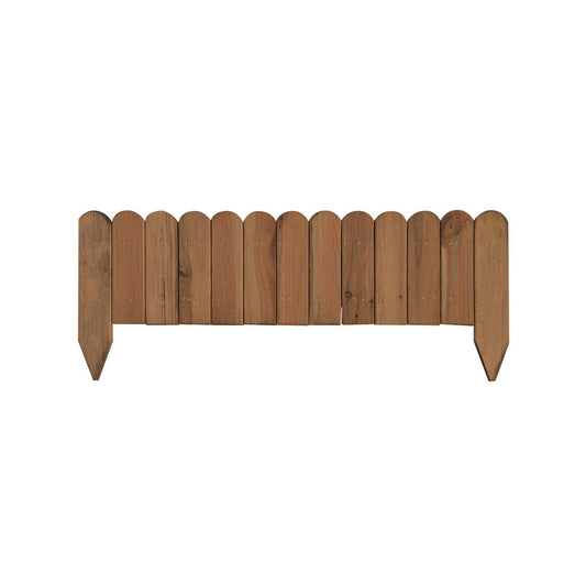 Steccato Bordura Aiuola 120 cm da Giardino Recinzione Staccionata In Legno Pino