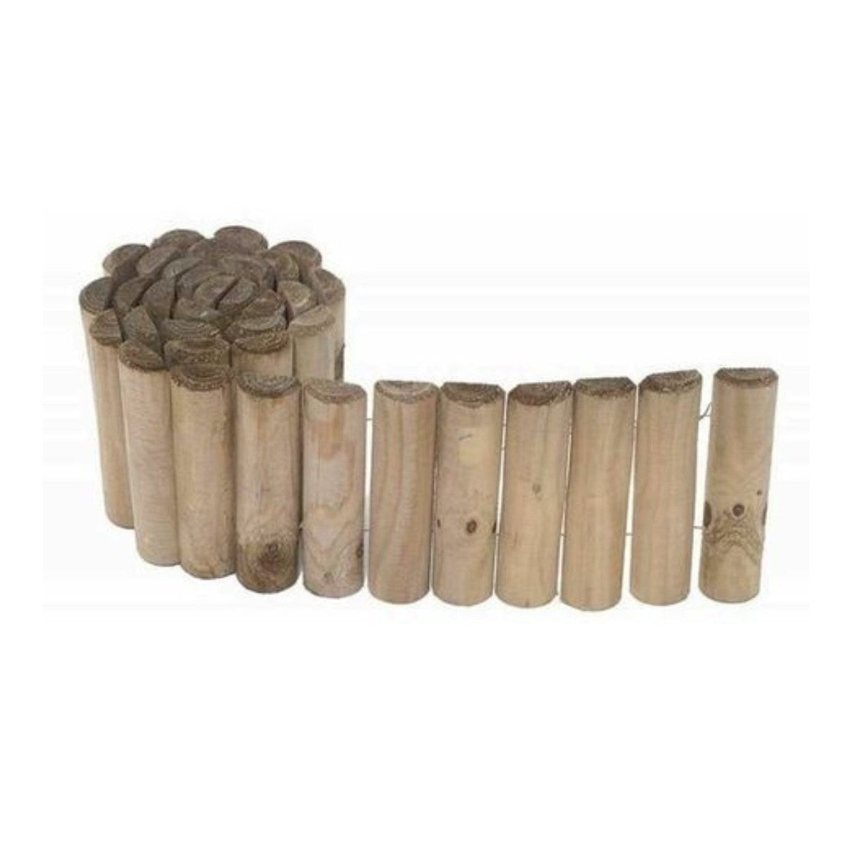 Bordatura in Legno per Aiuola 180x30 cm per Piante