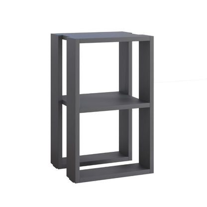 Tavolino Comodino Lonie Antracite 55x30x34 cm