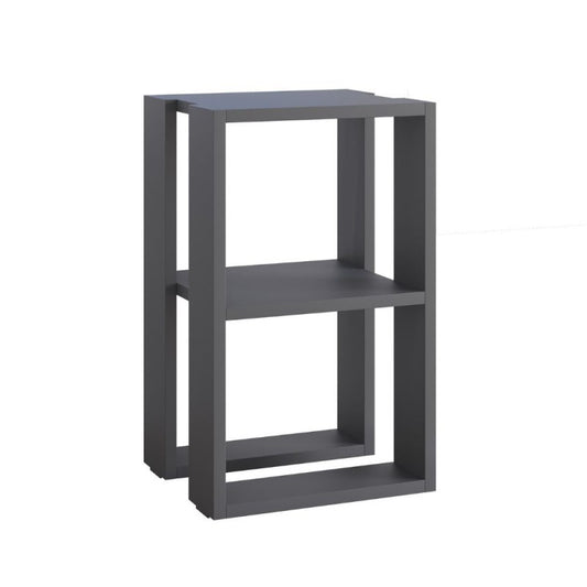 Tavolino Comodino Lonie Antracite 55x30x34 cm