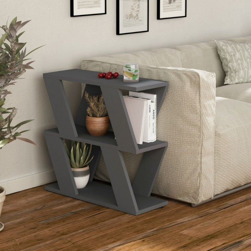Tavolino da Divano Laterale Antracite 60x22x57 cm