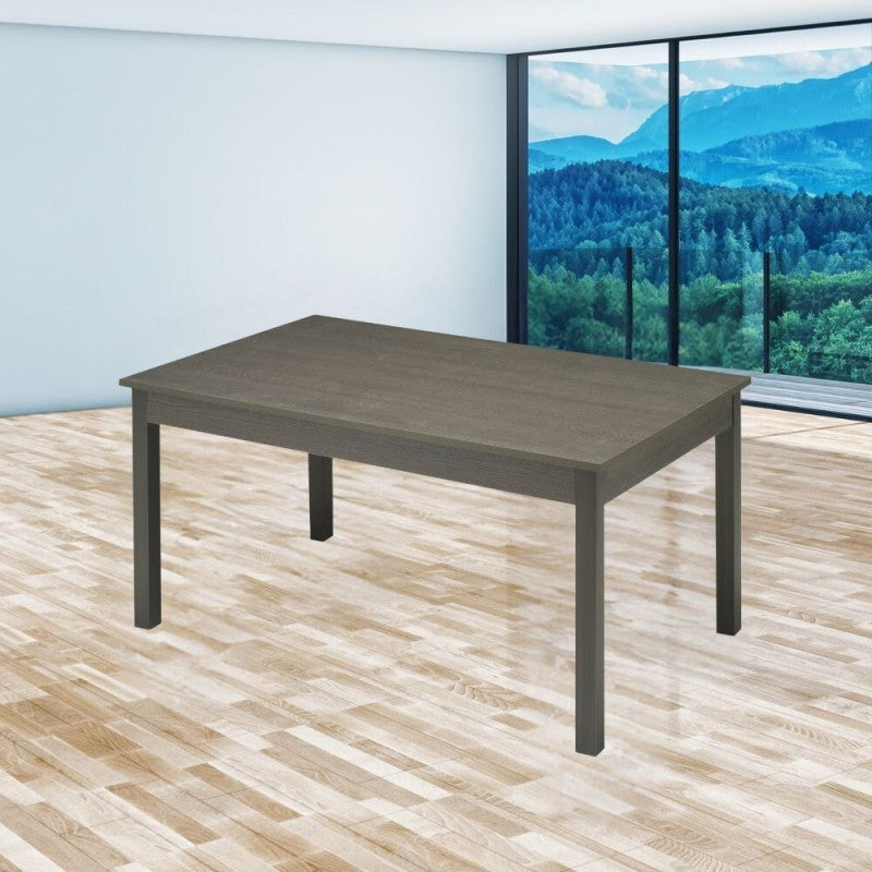 Tavolo Allungabile 120 160x80 Rovere Grafite Estensibile Rettangolare da Cucina