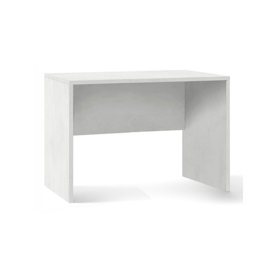 Tavolo Kit Scrivania 120 cm Ossido Bianco Piccola Moderna Ufficio Cameretta Pc