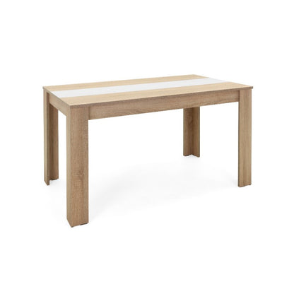 Tavolo Rettangolare 140x80 Rovere Cucina Sala da Pranzo Moderno Salotto Design
