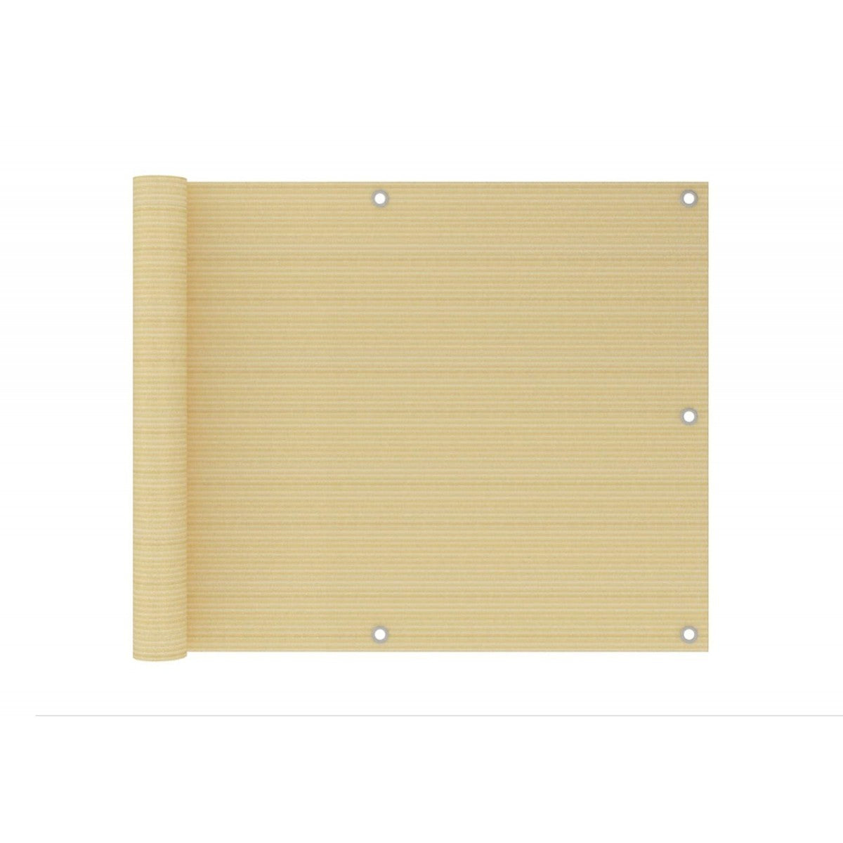 Telo Frangivista Beige Anti strappo per Balcone Terrazzo 6 mt x 0,9 h