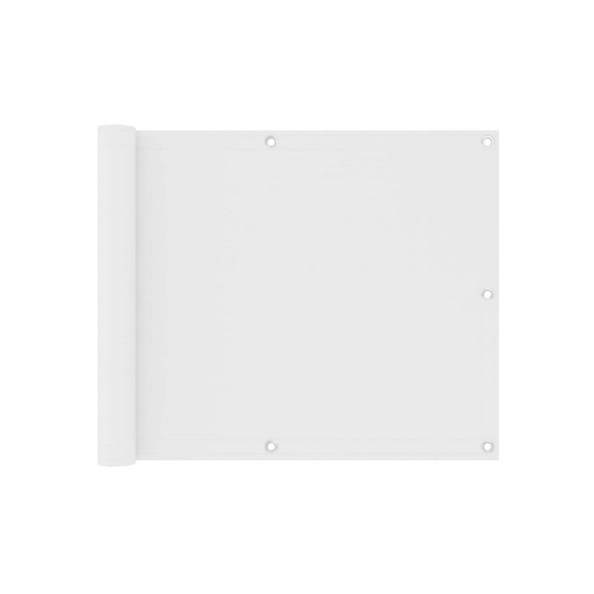 Telo Ombreggiante Frangivista Bianco per Balcone Anti Strappo Resistente