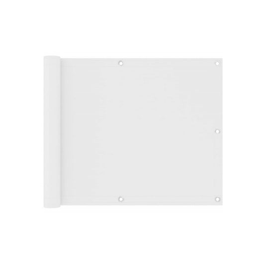 Telo Ombreggiante Frangivista Bianco per Balcone Anti Strappo Resistente
