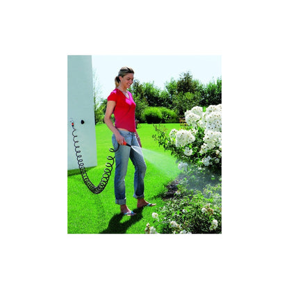 Tubo Estensibile Acqua 3/4 per Innaffiare Parete Muro Spirale Flessibile Lancia