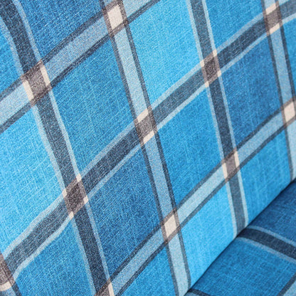 Sdraio automatica multicolor blu e verde scozzese